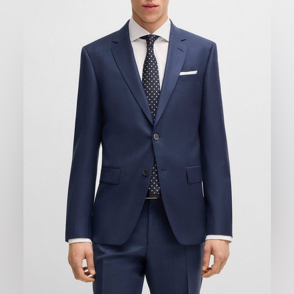 HUGO BOSS Super 100 Virgin Wool Suit Jacket size US 40R